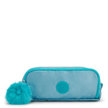 Kipling Gitroy Metallic Pencil Case Çanta Turkuaz | TR 1311DF